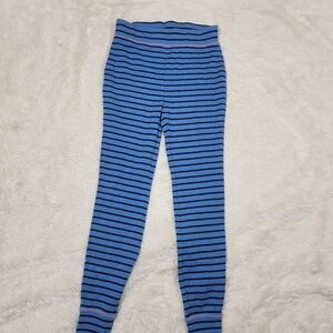 Boden Ribbed Jogger Pajama pants size 6 blue striped